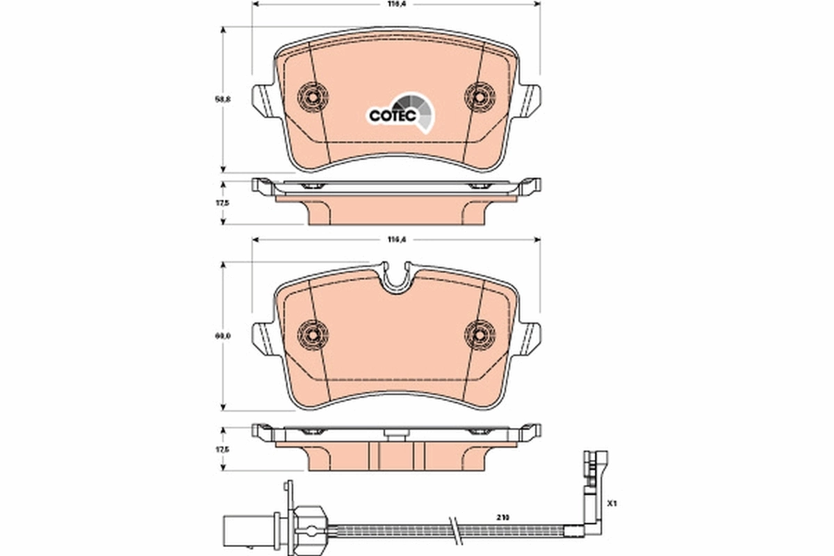 Задні гальмівні колодки Z231547 Power Stop