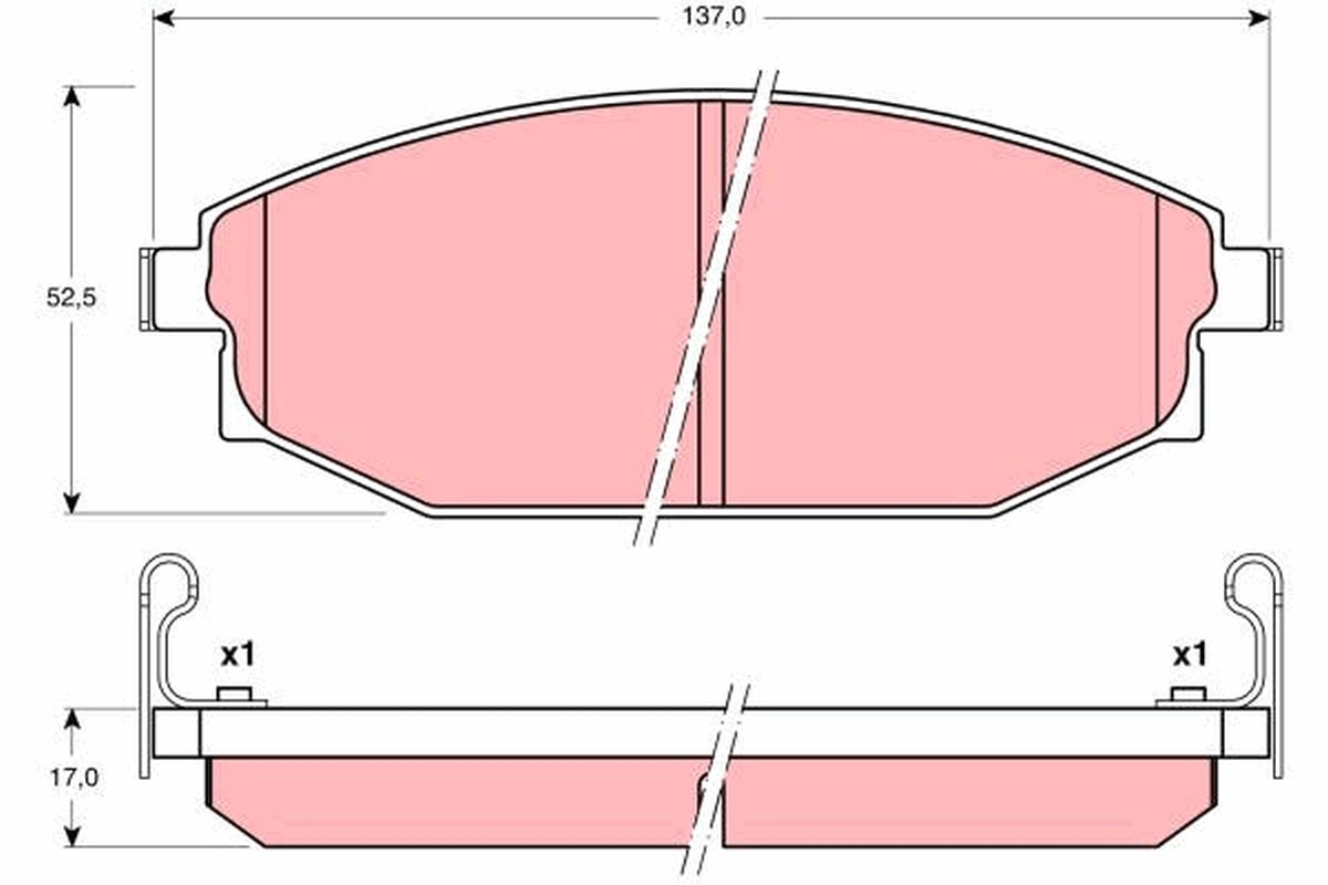 Тормозні колодки Hyundai Galloper 