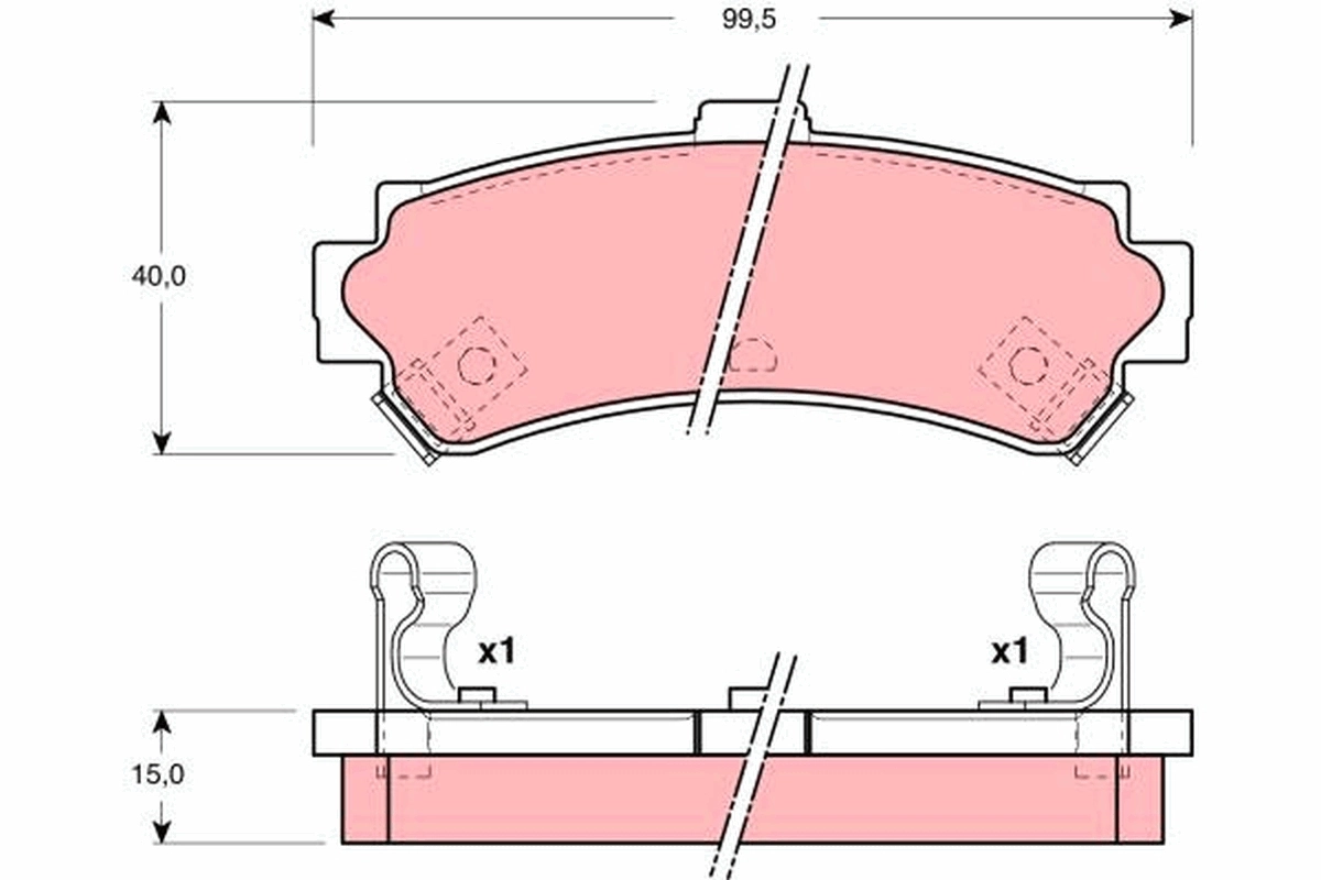 Задні гальмівні колодки Kashiyama C21037 ціна, від 13.18 USD