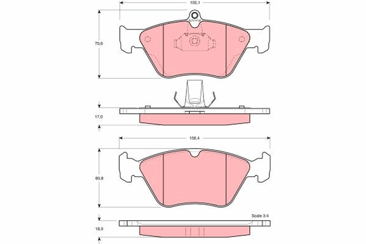 SB21411 Shafer Передні гальмівні колодки