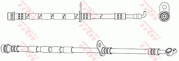 PHD1145 TRW Шланг гальмівний передній, правий