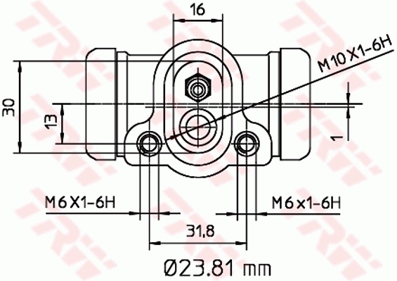 Циліндр гальмівний колісний/робочий, задній Case C628 ціна, від 7.89 USD