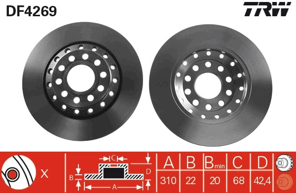 Гальмівні диски PRD6135 Protechnic