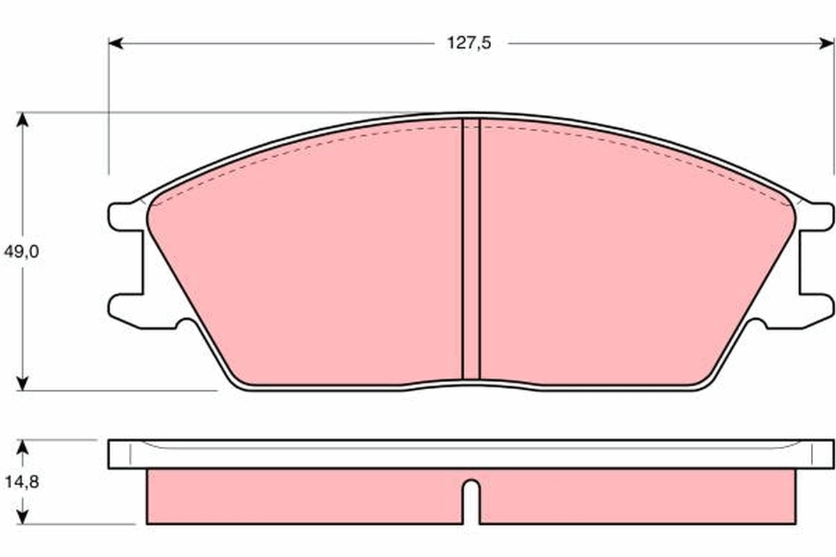 Тормозні колодки Japan Cars C10522