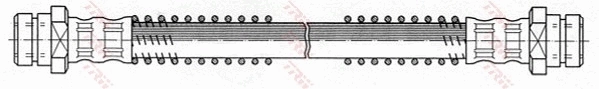 Шланг гальмівний передній Proton MB587740