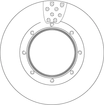 Купити A9754230612 Mercedes Диск заднього гальма