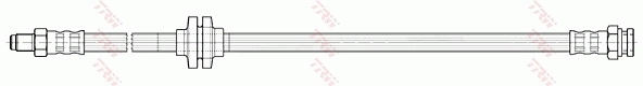 PHB224 TRW Шланг гальмівний задній