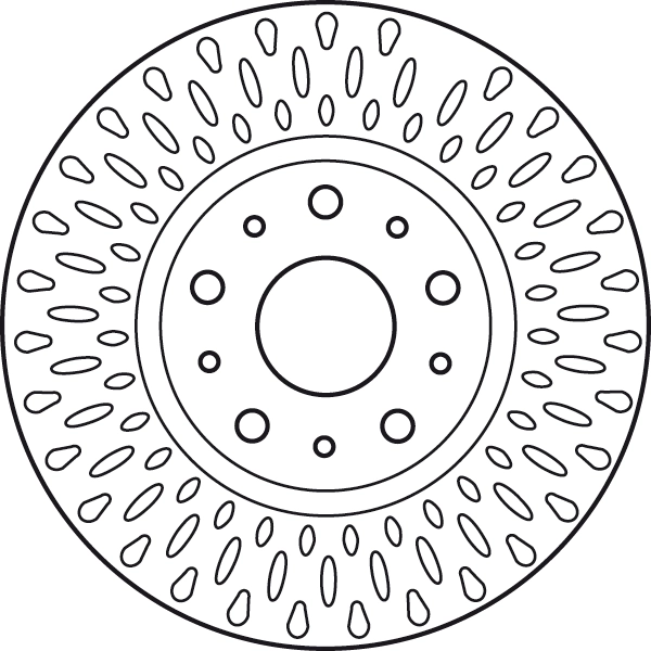 Купити 46469907 Fiat/Alfa/Lancia Диск заднього гальма