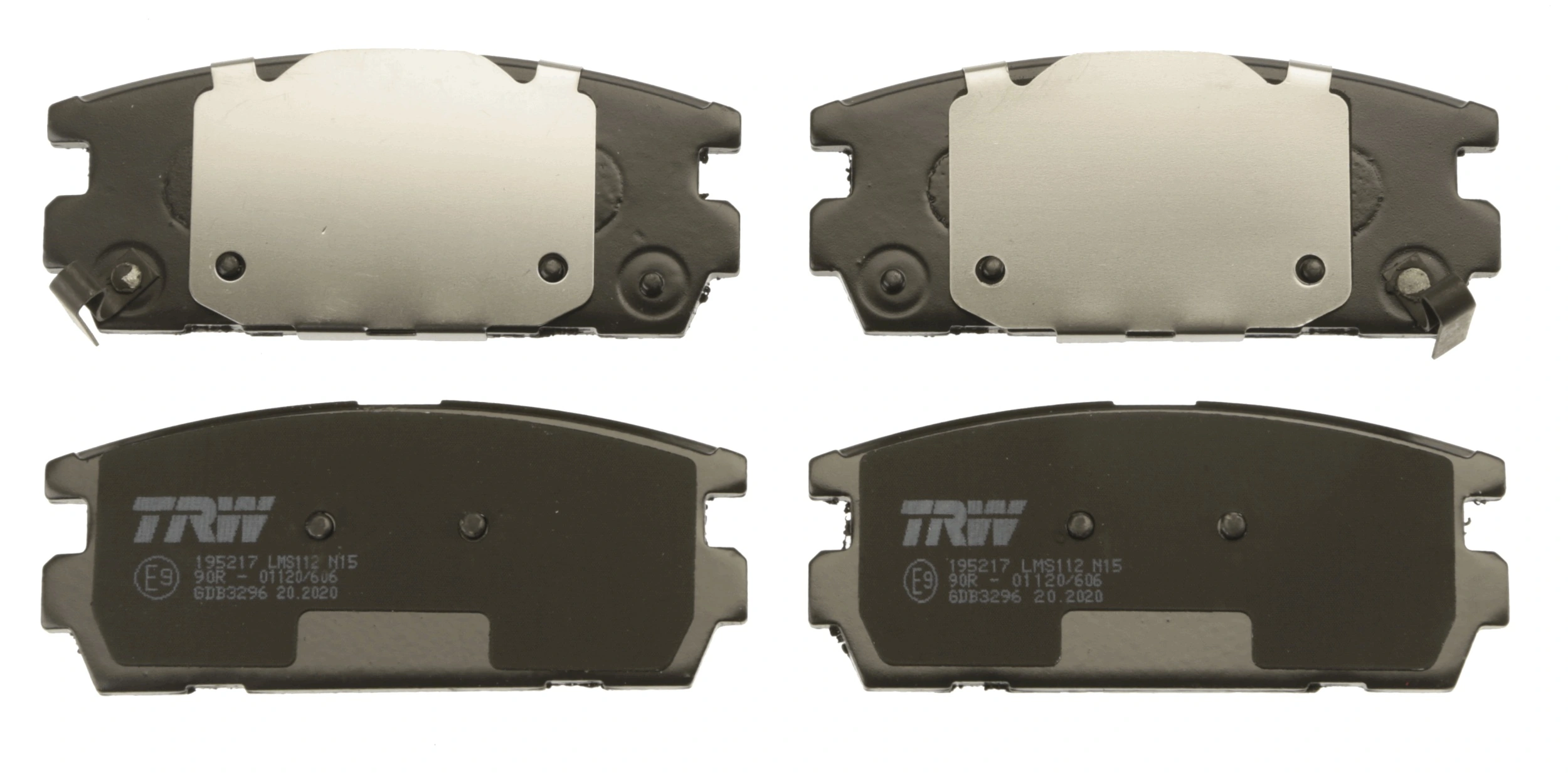 GDB3296 TRW Колодки гальмівні задні, дискові