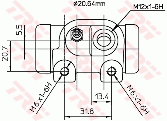 C408 Case Робочий циліндр