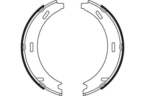 Колодки стоянкового гальма Jurid/Bendix 361262