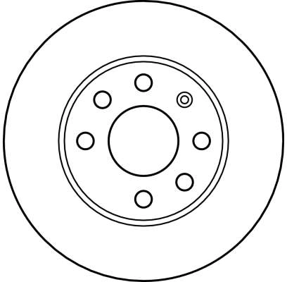 Гальмо дискове переднє на Opel Corsa C F08, F68