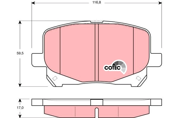 Гальмівні колодки Q-top QF0099S ціна, від 21.75 USD