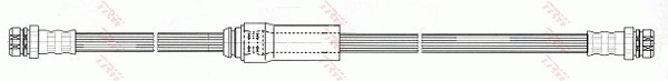 Шланг гальмівний передній K&K FT0248 ціна, від 7.98 USD
