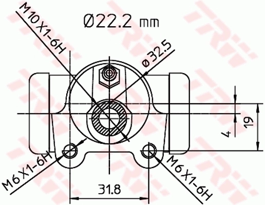 440259 Peugeot/Citroen Циліндр гальмівний колісний/робітник, задній