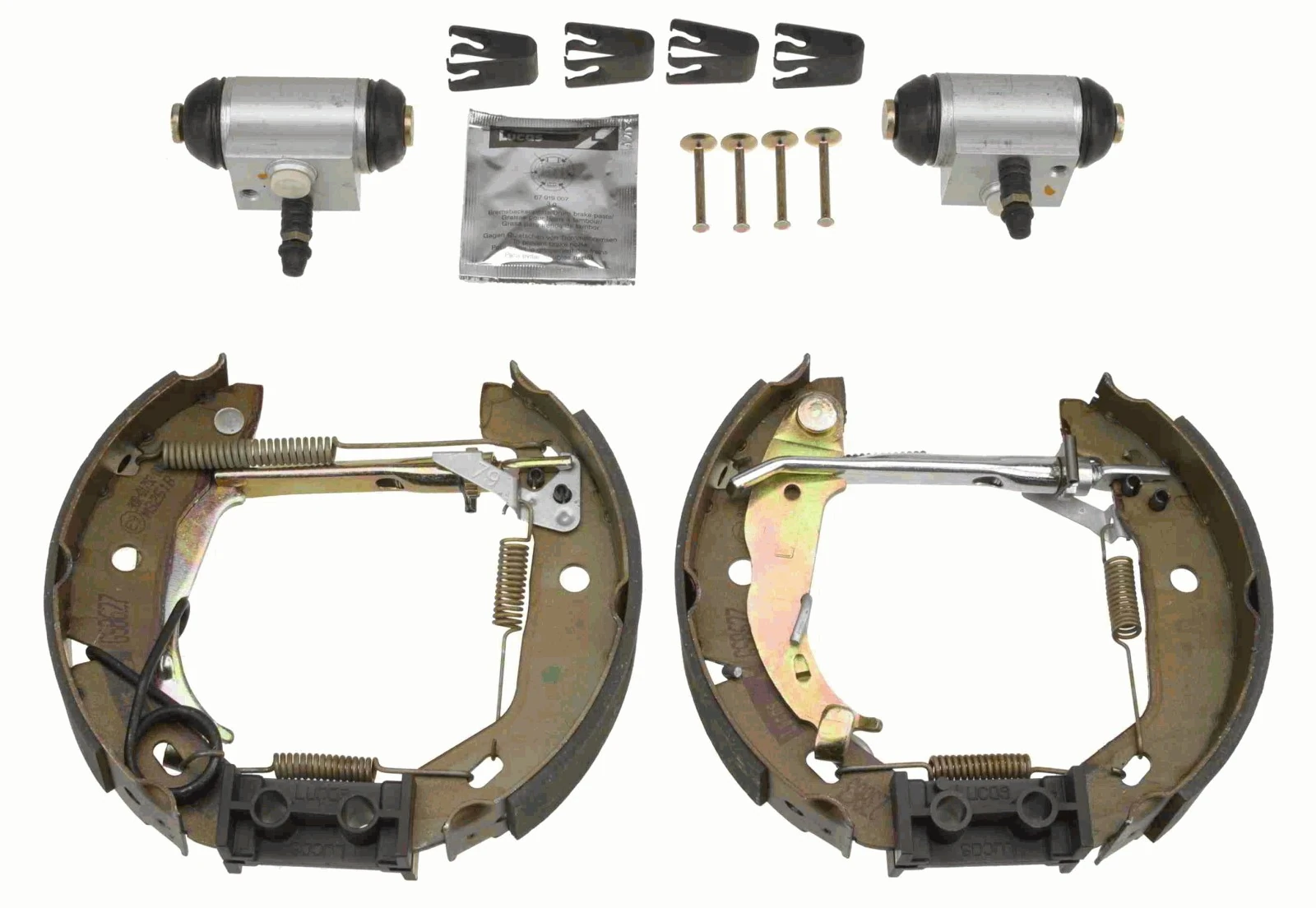 Купити A1684200220 Mercedes Колодки гальмові задні, барабанні