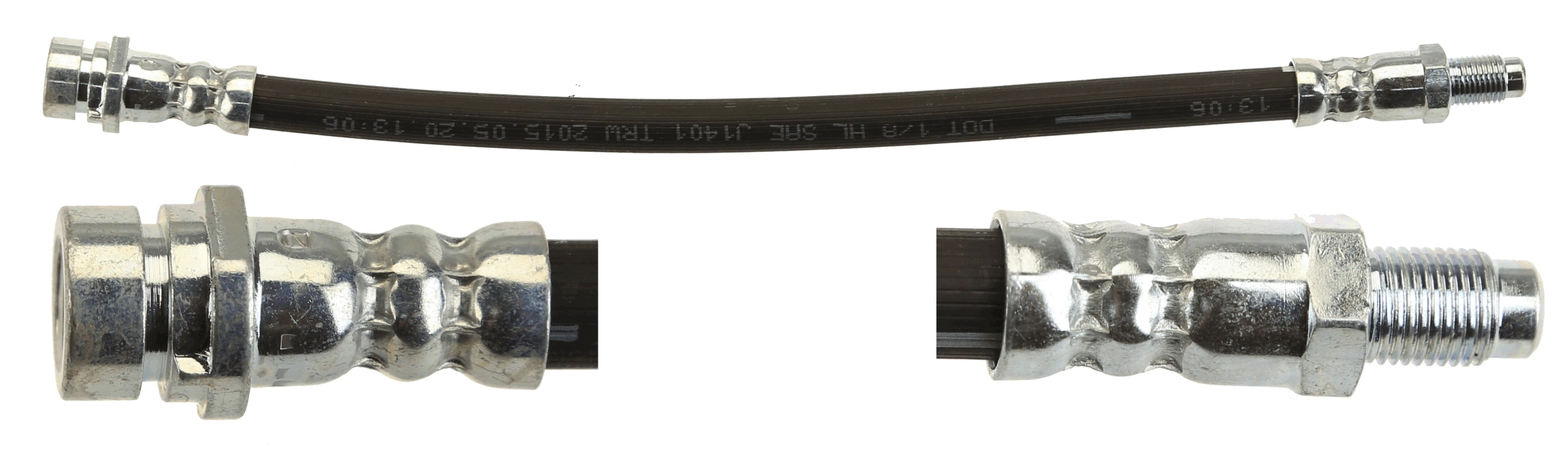 F0407 Ties Шланг гальмівний задній