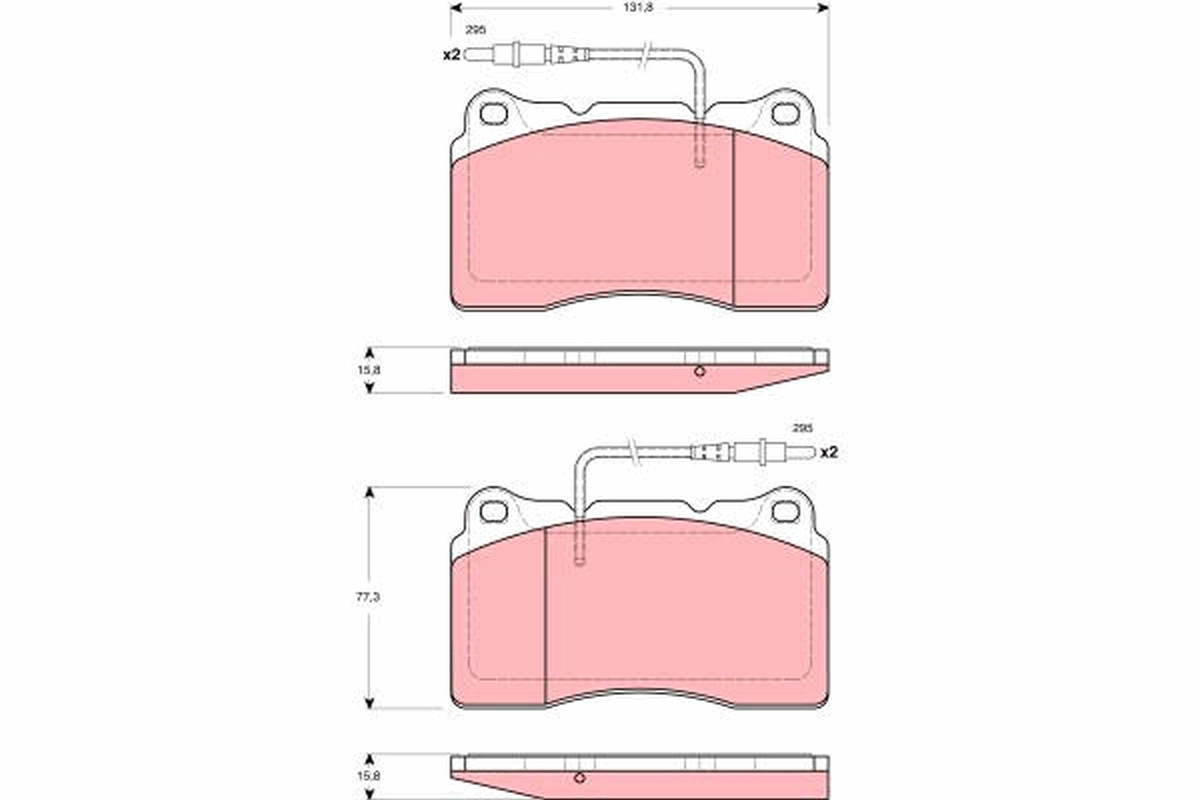 DBS2385 Hexen Передні гальмівні колодки
