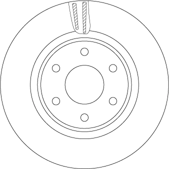 Гальмо дискове переднє на Nissan Navara NP300 IV D23, D23T