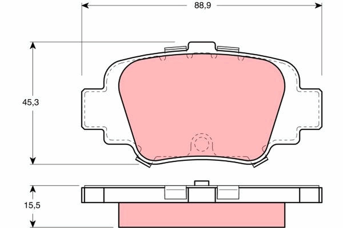 Задні гальмівні колодки Mintye MP252E ціна, від 12.67 USD