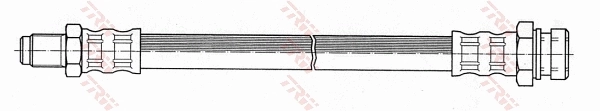 Шланг гальмівний передній Mitsubishi Galant VI
