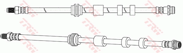 PHB692 TRW Гнучка гальмівна трубка передня