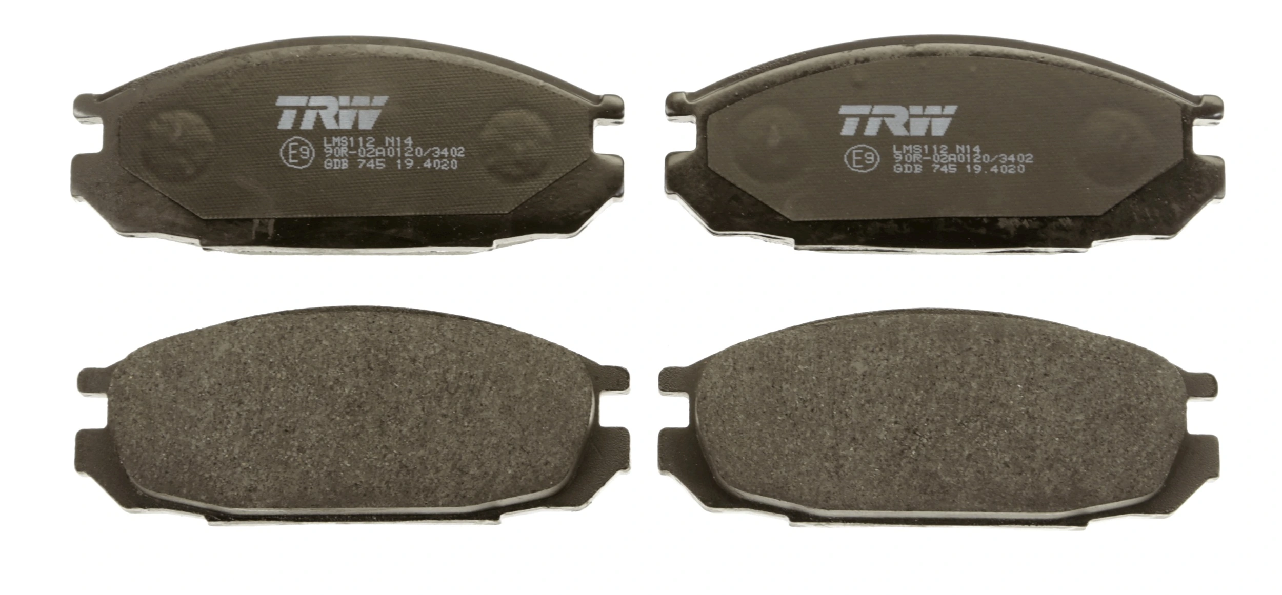 Задні гальмівні колодки TRW GDB745S ціна, від 29.40 USD