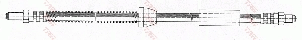 F0339 Ties Шланг гальмівний задній