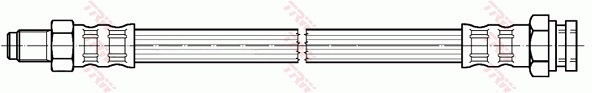 PHB289 TRW Гнучка гальмівна трубка