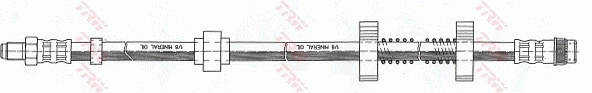 Шланг гальмівний передній K&K FT4622