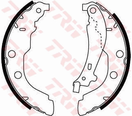 7420812085 Renault (RVI) Колодки гальмівні задні, барабанні