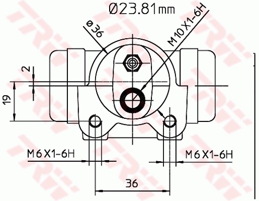 Купити BWK224 Lucas Циліндр гальмівний колісний/робітник, задній