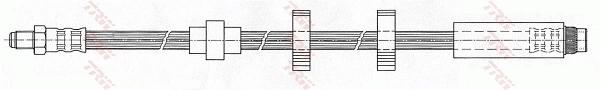 Шланг гальмівний передній K&K FT1106 ціна, від 6.90 USD