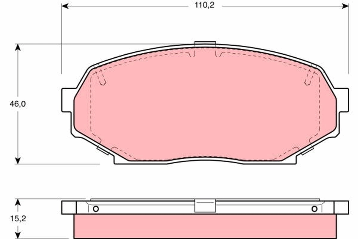 FTH653 GP Передні гальмівні колодки