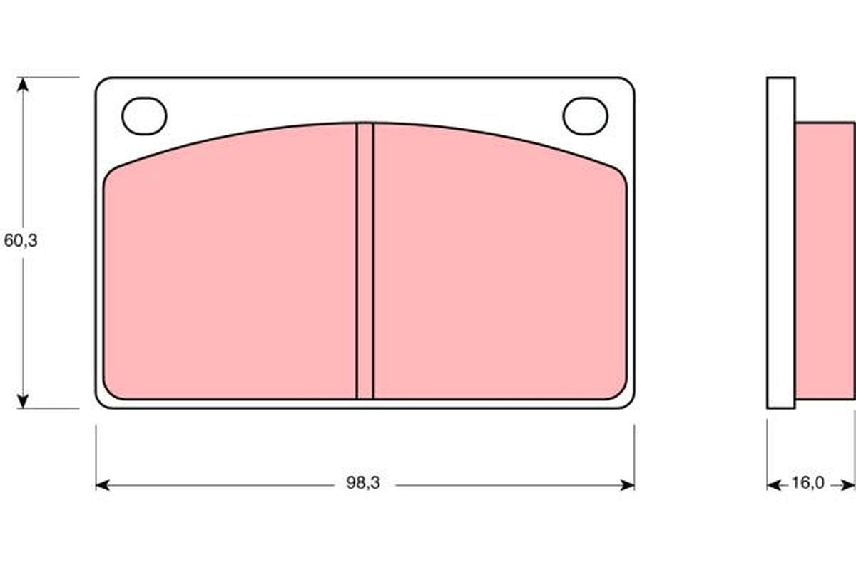 Передні гальмівні колодки на Volvo 240  P242, P244