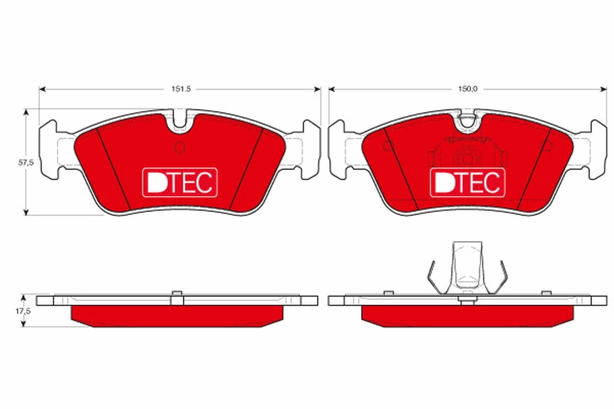Передні тормозні колодки 6417 Maxgear