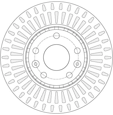 Гальмівні диски передні 7251 Tomex