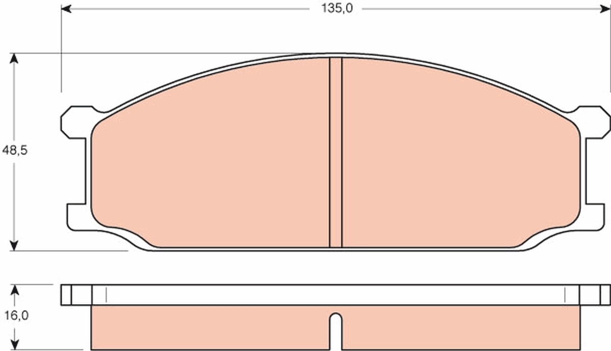 23278268 General Motors Передні гальмівні колодки