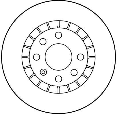 DF1625 TRW Гальмо дискове переднє