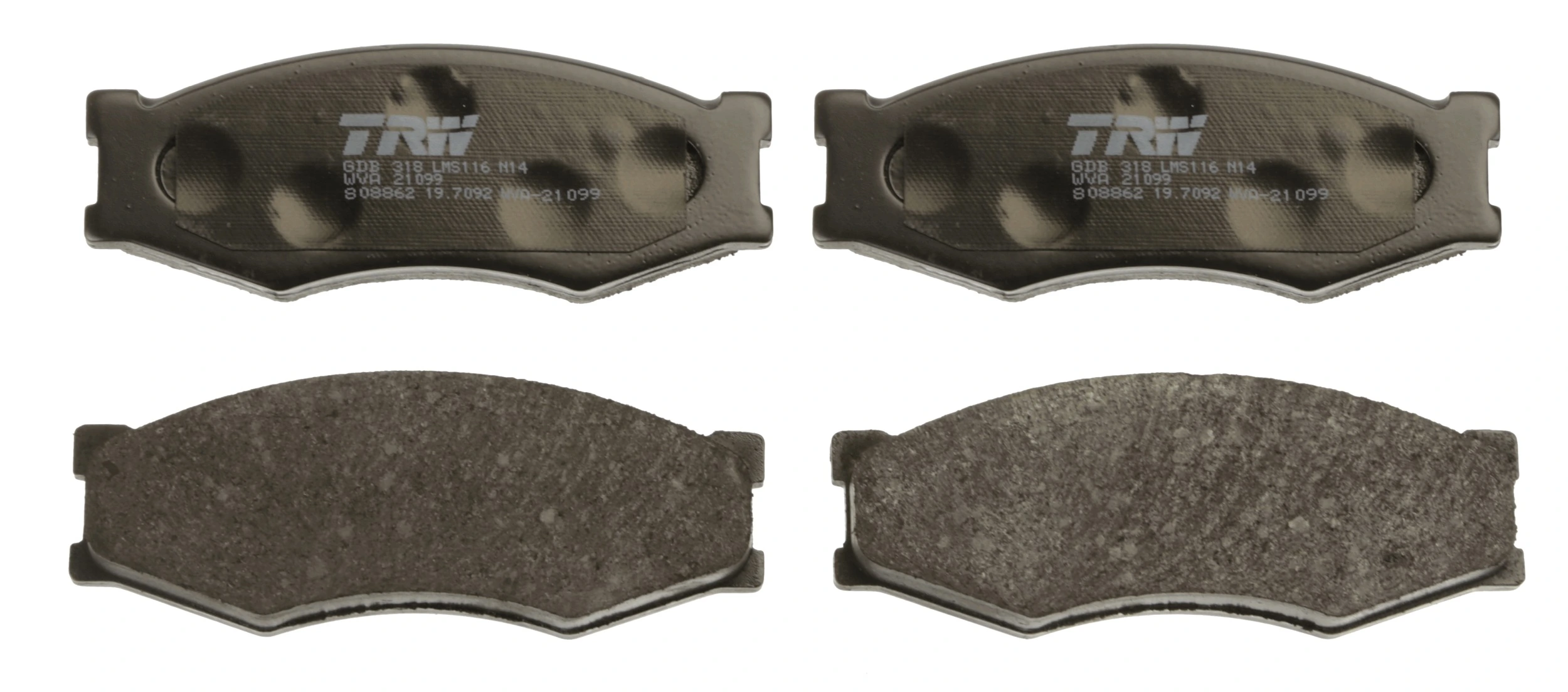 MP127J Mintye Передні гальмівні колодки