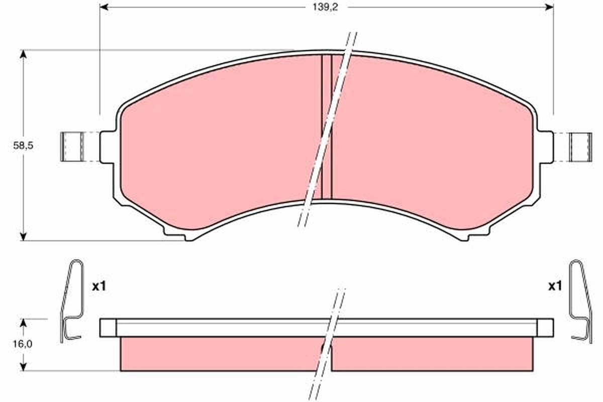 Купити RDB1388 Racer Колодки гальмівні передні, дискові