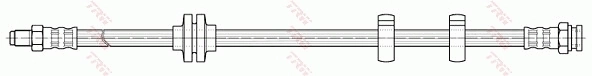 Купити 1650875080 Peugeot/Citroen Шланг гальмівний задній
