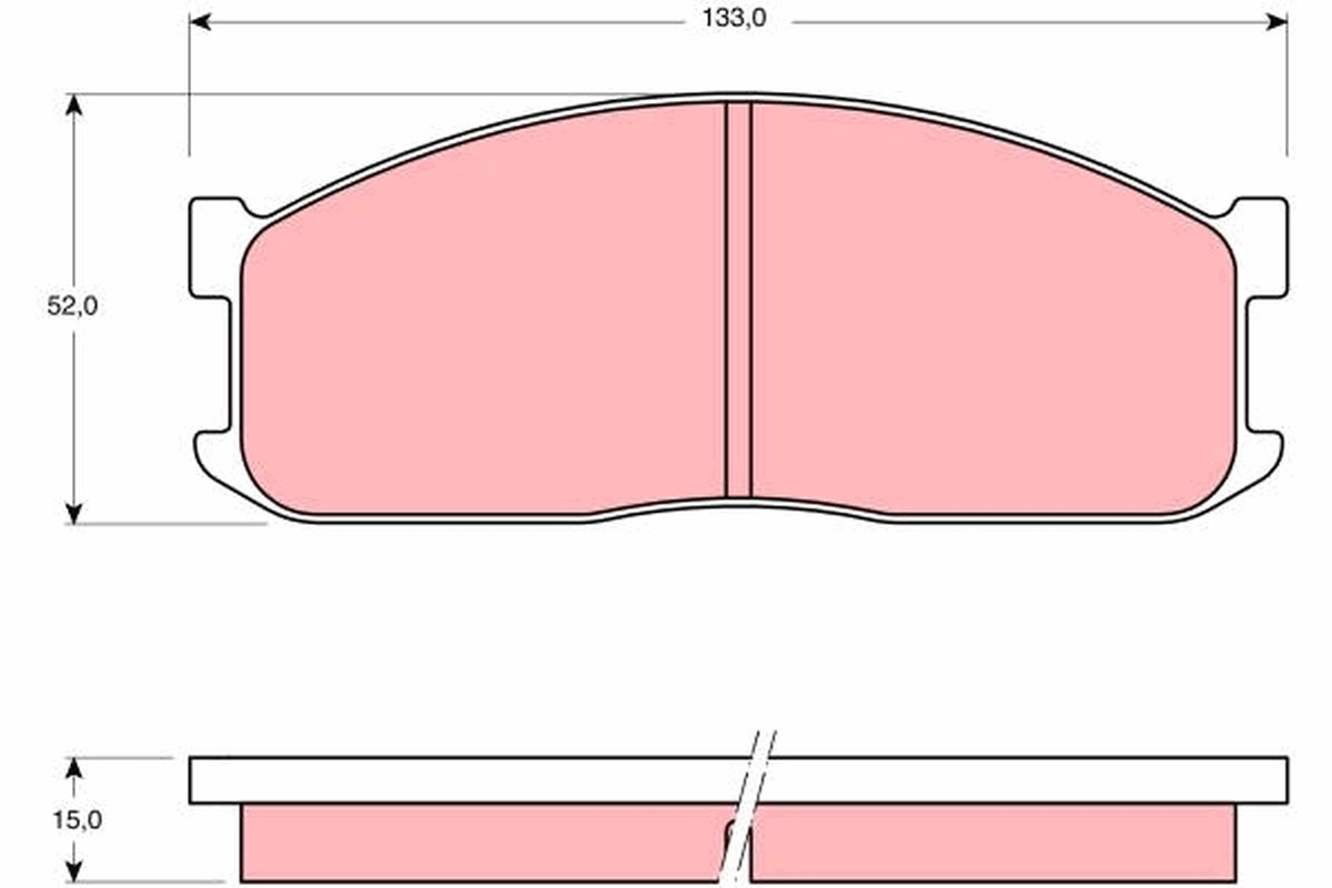 Купити DBS3117 Hexen Колодки гальмівні передні, дискові