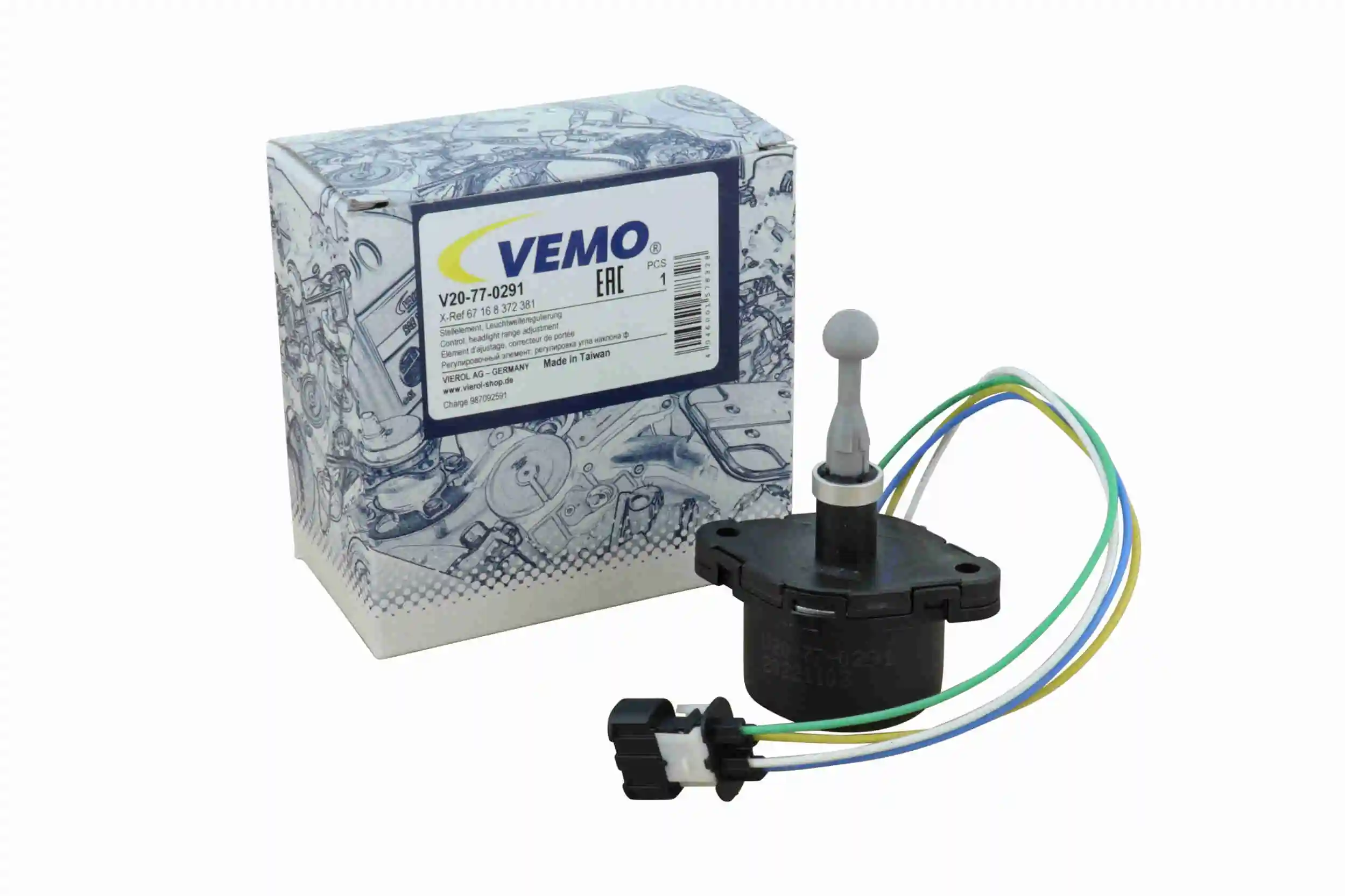 V20770291 Vemo Двигун корректора фари