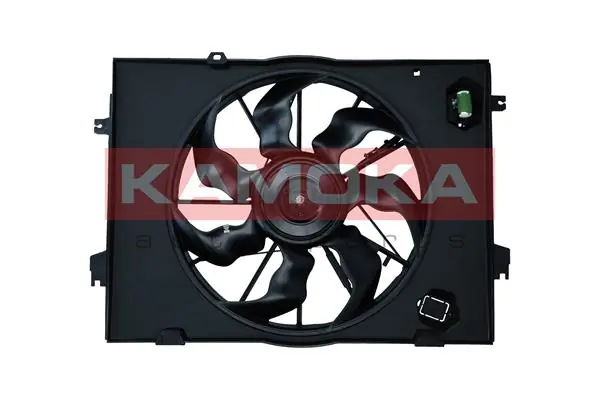 Купити 253801F251 Doowon Дифузор радіатора охолодження, в зборі з двигуном і крильчаткою