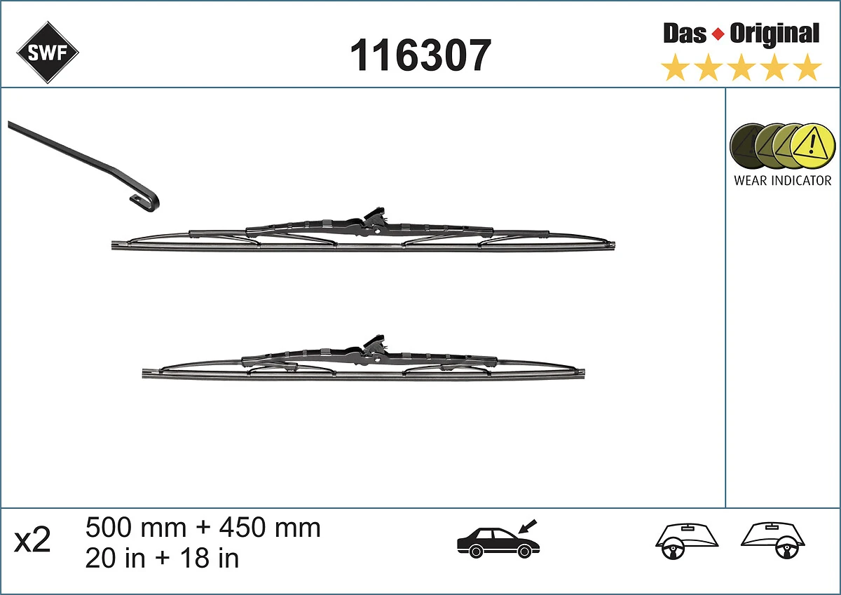  Щітки склоочисника Mitsubishi Lancer 4