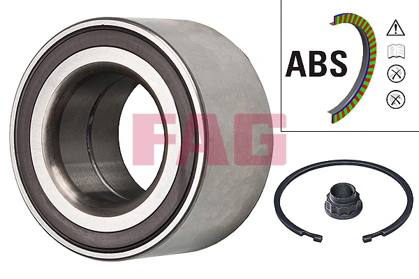 Комплект підшипник маточини передньої Maxpart 40BWD17 ціна, від 24.28 USD