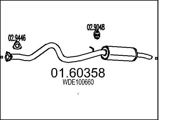 Вихлопна труба Land Rover Discovery II позашляховик (LJ ,LT) (1998 - 2004) ціна, від 94.31 USD