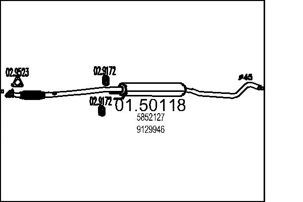 Глушник Polmostrow FP5214G11 ціна, від 55.58 USD