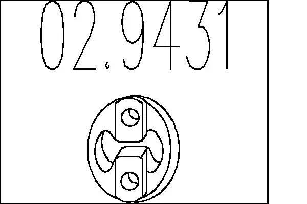  Подушка глушника Toyota Avensis 2